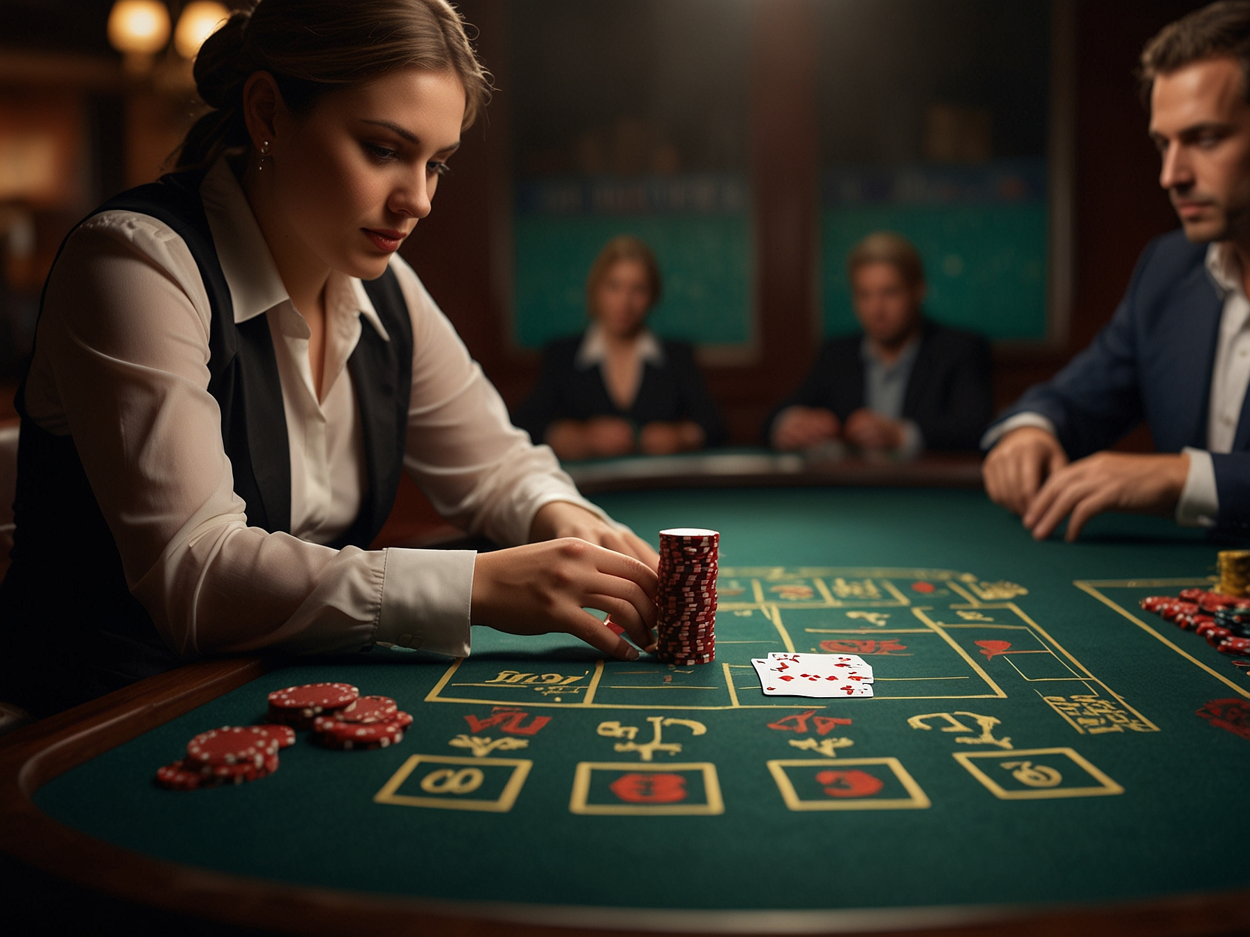 Table de blackjack Twin Casino